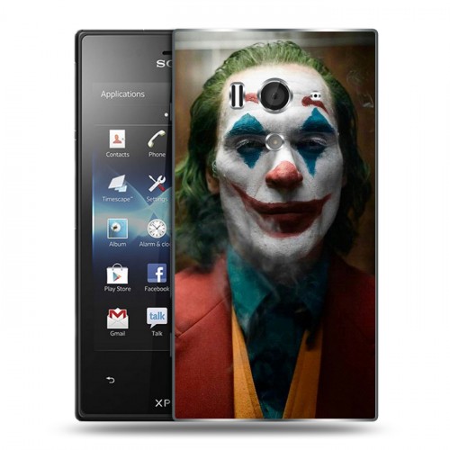 Дизайнерский пластиковый чехол для Sony Xperia acro S Джокер