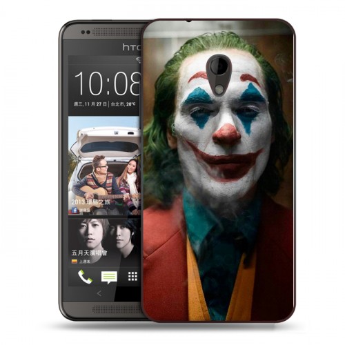 Дизайнерский пластиковый чехол для HTC Desire 700 Джокер