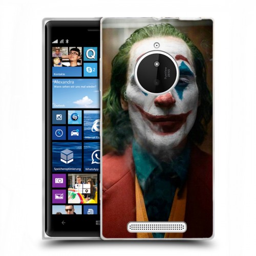 Дизайнерский пластиковый чехол для Nokia Lumia 830 Джокер