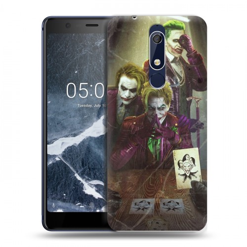 Дизайнерский пластиковый чехол для Nokia 5.1 Джокер