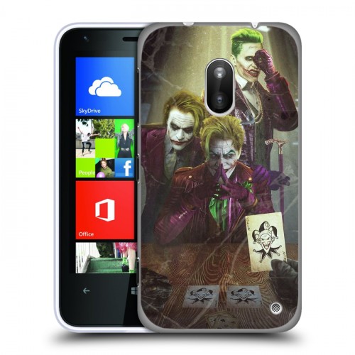 Дизайнерский пластиковый чехол для Nokia Lumia 620 Джокер