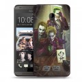 Дизайнерский пластиковый чехол для HTC Desire 700 Джокер