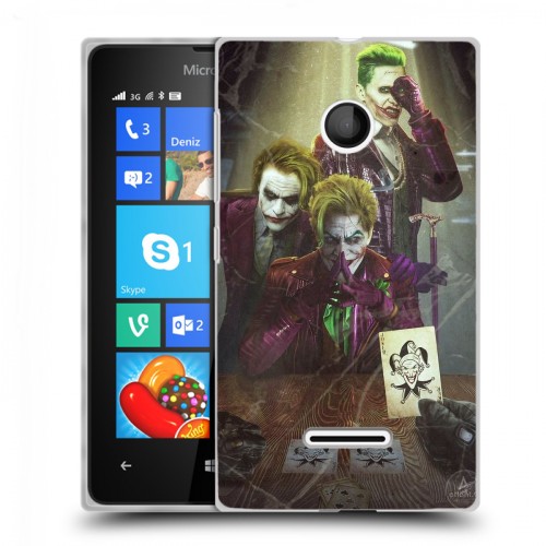 Дизайнерский пластиковый чехол для Microsoft Lumia 435 Джокер