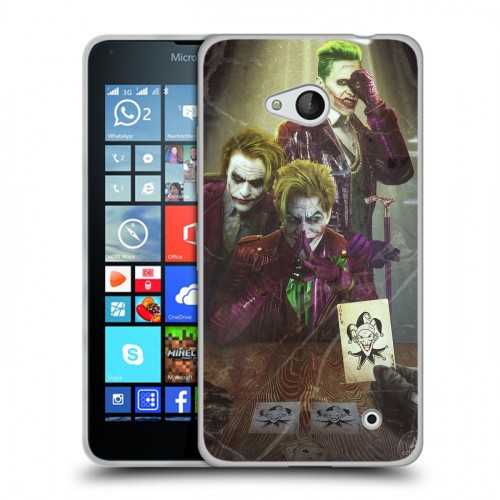 Дизайнерский пластиковый чехол для Microsoft Lumia 640 Джокер