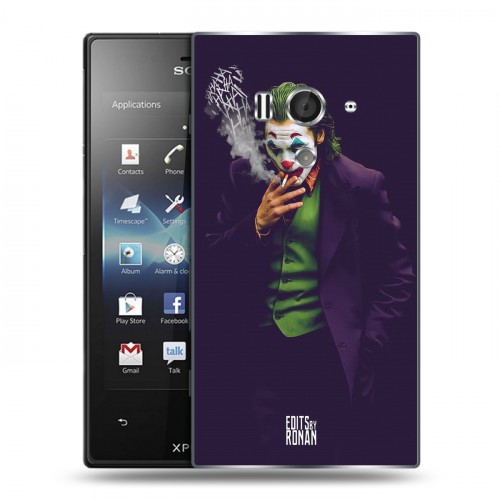 Дизайнерский пластиковый чехол для Sony Xperia acro S Джокер