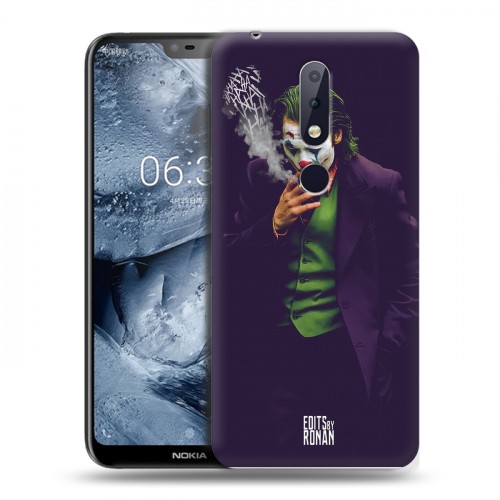 Дизайнерский пластиковый чехол для Nokia 6.1 Plus Джокер