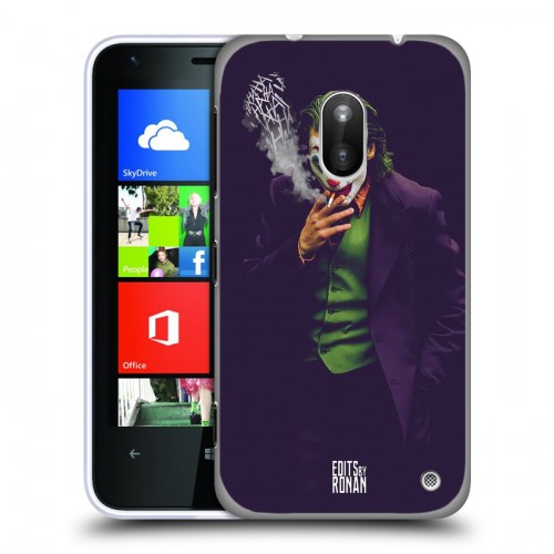 Дизайнерский пластиковый чехол для Nokia Lumia 620 Джокер