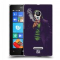 Дизайнерский пластиковый чехол для Microsoft Lumia 435 Джокер