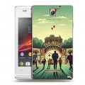 Дизайнерский пластиковый чехол для Sony Xperia E Оно