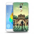 Дизайнерский силиконовый чехол для  Meizu MX3 Оно