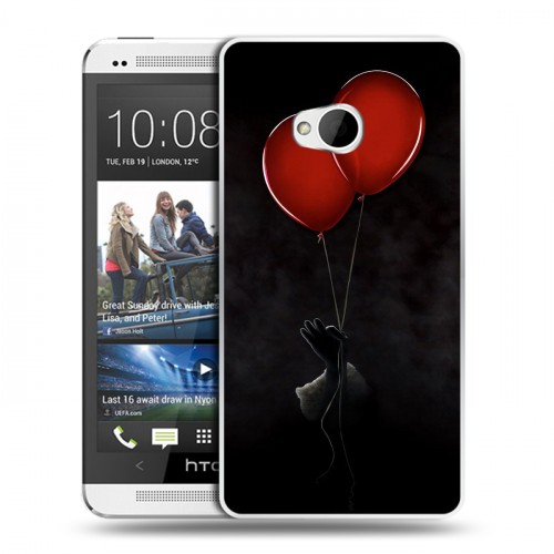 Дизайнерский пластиковый чехол для HTC One (M7) Dual SIM Оно