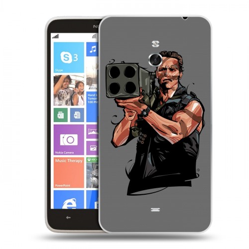 Дизайнерский пластиковый чехол для Nokia Lumia 1320 Арнольд