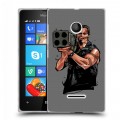 Дизайнерский пластиковый чехол для Microsoft Lumia 435 Арнольд