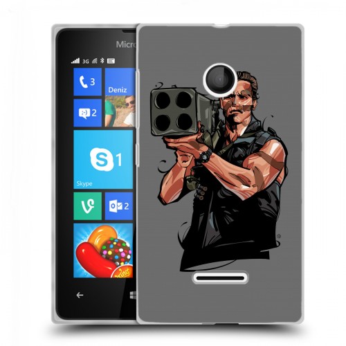 Дизайнерский пластиковый чехол для Microsoft Lumia 435 Арнольд