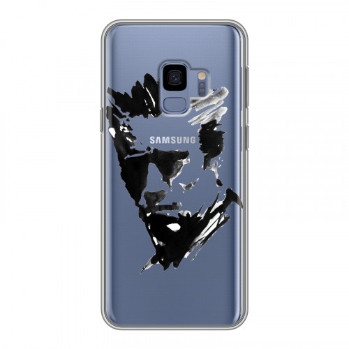 Полупрозрачный дизайнерский пластиковый чехол для Samsung Galaxy S9 Арнольд