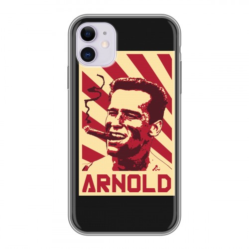Дизайнерский силиконовый чехол для Iphone 11 Арнольд