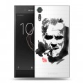 Полупрозрачный дизайнерский пластиковый чехол для Sony Xperia XZs Арнольд