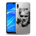 Полупрозрачный дизайнерский пластиковый чехол для Huawei Y6 (2019) Арнольд