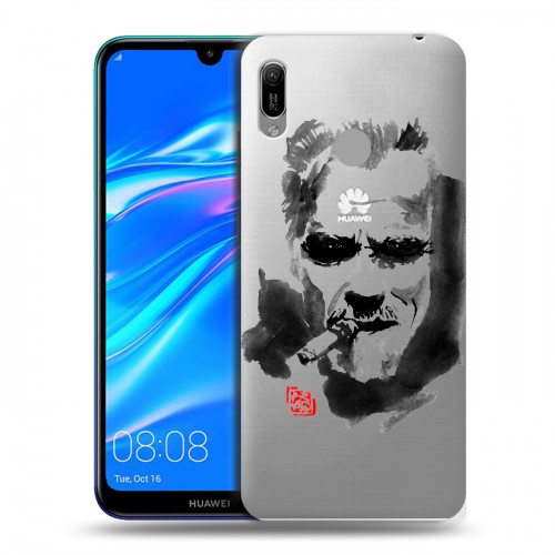 Полупрозрачный дизайнерский пластиковый чехол для Huawei Y6 (2019) Арнольд