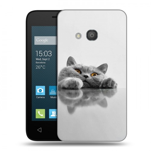 Дизайнерский силиконовый чехол для Alcatel One Touch Pixi 4 (4) Коты