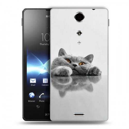 Дизайнерский пластиковый чехол для Sony Xperia TX Коты