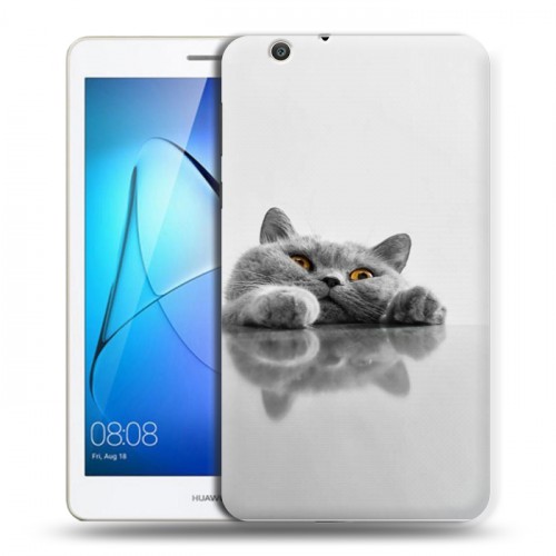 Дизайнерский силиконовый чехол для Huawei MediaPad T3 7 3G Коты