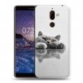 Дизайнерский пластиковый чехол для Nokia 7 Plus Коты