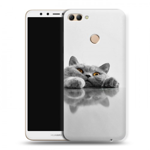 Дизайнерский пластиковый чехол для Huawei Y9 (2018) Коты