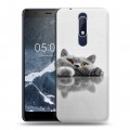 Дизайнерский пластиковый чехол для Nokia 5.1 Коты