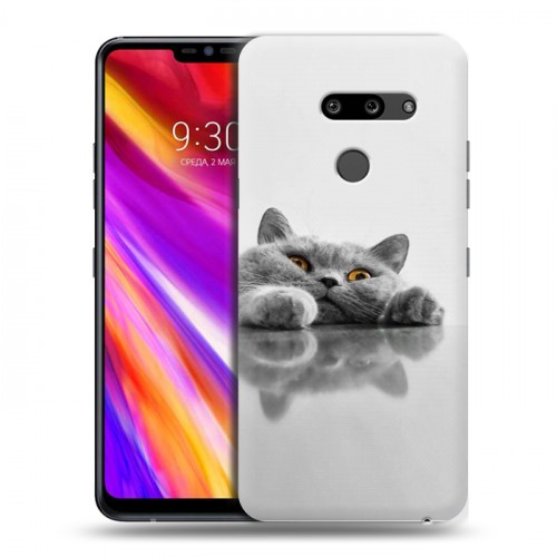 Дизайнерский пластиковый чехол для LG G8 ThinQ Коты