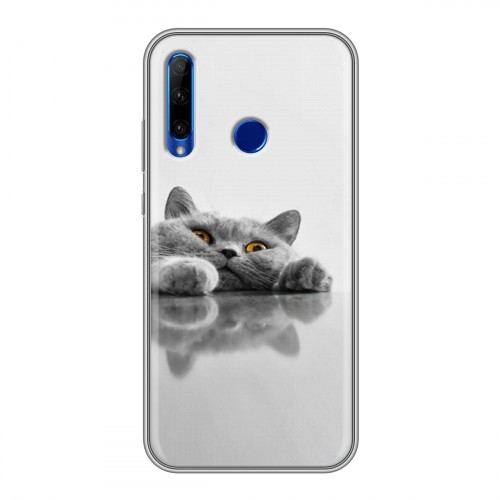 Дизайнерский силиконовый чехол для Huawei Honor 10i Коты