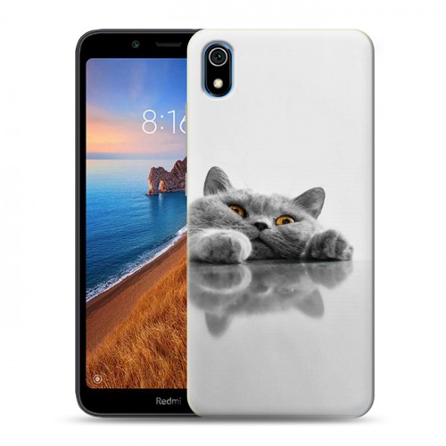 Дизайнерский силиконовый чехол для Xiaomi RedMi 7A Коты