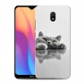 Дизайнерский силиконовый с усиленными углами чехол для Xiaomi RedMi 8A Коты