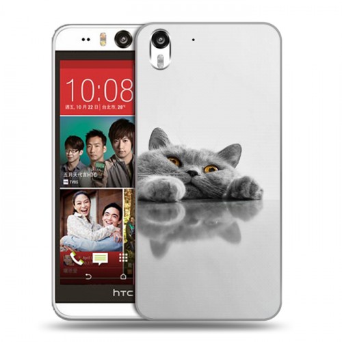 Дизайнерский силиконовый чехол для HTC Desire Eye Коты