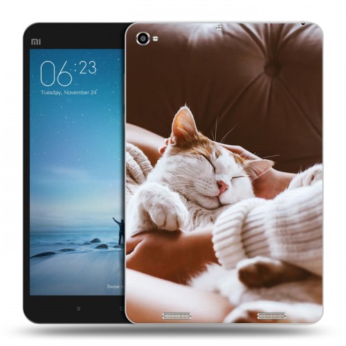 Дизайнерский силиконовый чехол для Xiaomi Mi Pad 2 Коты