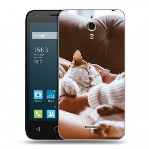 Дизайнерский силиконовый чехол для Alcatel One Touch Pixi 4 (6) Коты