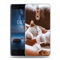 Дизайнерский пластиковый чехол для Nokia 8 Коты