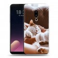 Дизайнерский пластиковый чехол для Meizu 15 Plus Коты