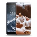 Дизайнерский силиконовый чехол для Nokia 3.1 Коты