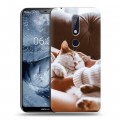 Дизайнерский пластиковый чехол для Nokia 6.1 Plus Коты