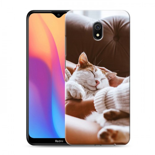 Дизайнерский силиконовый с усиленными углами чехол для Xiaomi RedMi 8A Коты