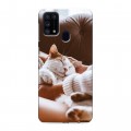 Дизайнерский силиконовый чехол для Samsung Galaxy M31 Коты