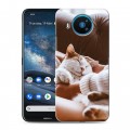 Дизайнерский силиконовый чехол для Nokia 8.3 Коты