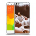 Дизайнерский силиконовый чехол для Xiaomi Mi Note Коты