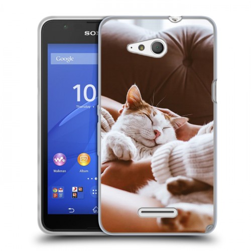 Дизайнерский пластиковый чехол для Sony Xperia E4g Коты