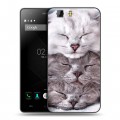 Дизайнерский силиконовый чехол для Doogee X5 Коты