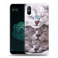 Дизайнерский силиконовый чехол для Xiaomi Mi A2 Коты