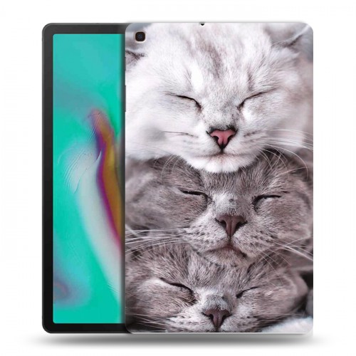 Дизайнерский силиконовый чехол для Samsung Galaxy Tab A 10.1 (2019) Коты