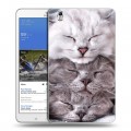 Дизайнерский силиконовый чехол для Samsung Galaxy Tab Pro 8.4 Коты