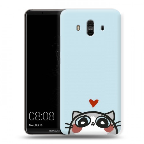 Дизайнерский пластиковый чехол для Huawei Mate 10 Коты